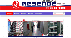 Desktop Screenshot of imobiliariaresende.com